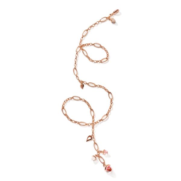 Tamara Comolli MIKADO Halskette Delicate 'Blush'  (Ref: N-M-Del51-Blu-p-rg)