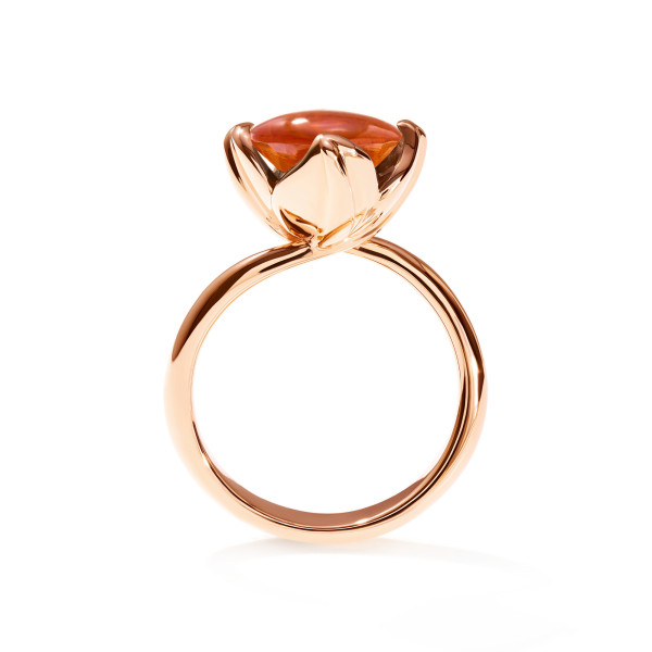 Tamara Comolli TULIP Ring Small mit Mandarin Granat (Ref: R-TUL-s-Man-rg)