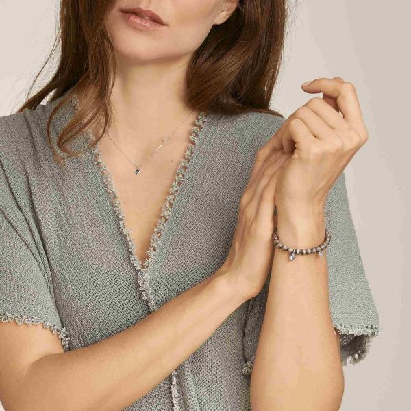 Tamara Comolli INDIA Drop Armband Greywood medium (Ref: B-IND-GW-Dr-m-wg)