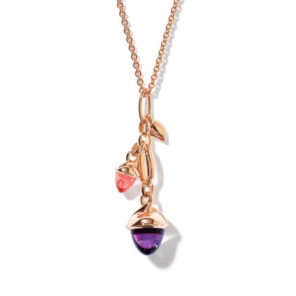 Tamara Comolli MIKADO Ohrringe Dangling 'Wildberry' (Ref: E-M-d-2-WB-rg)