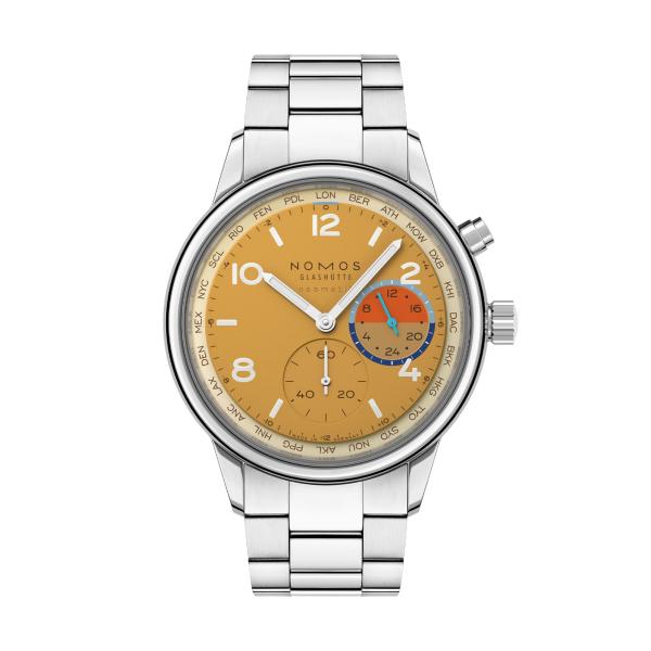 NOMOS Glashütte Club Sport Neomatik Weltzeit Dune (Ref: 790.S6)