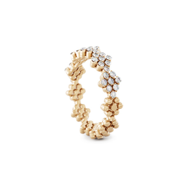Serafino Consoli Brevetto Multi-Size Ring (Ref: RMS FL H2 RG WD)