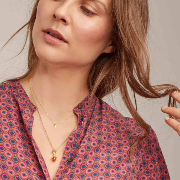 Tamara Comolli MIKADO Flamenco Anhänger mit Mandarin-Granat (Ref: P-MFL-Man-yg)