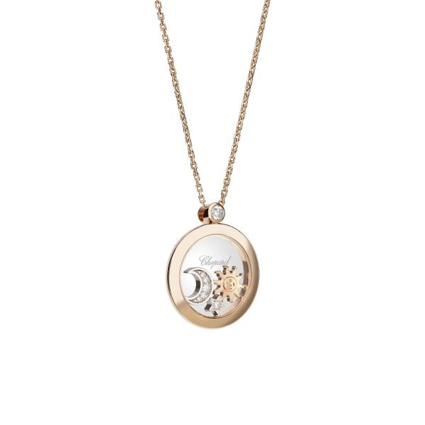 Chopard Happy Sun, Moon and Stars Halskette mit Anhänger (Ref: 799434-5201)