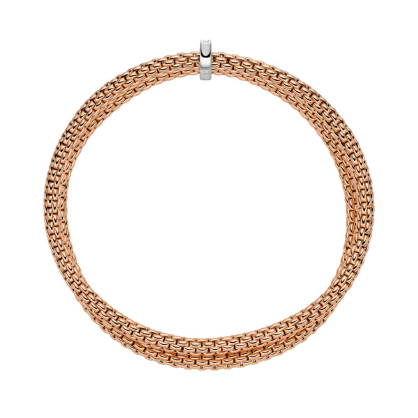 FOPE Prima doppeltes Mesh-Armband mit Diamantpavé (Ref: 74008BX_BB_R_XBX_0XS)