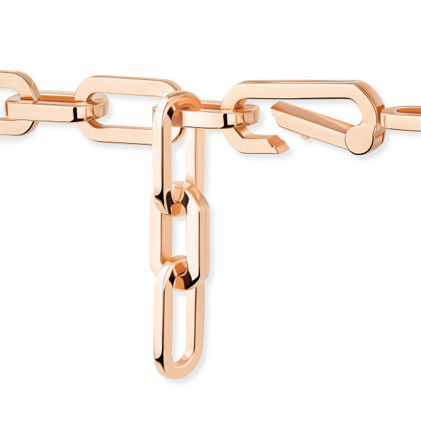 Messika Move Link 3 Rows Halskette (Ref: 14437-PG)