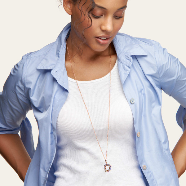 Tamara Comolli SIGNATURE Anhänger Sun 'Ocean' Small (Ref: P-SIG-Sun-s-Oce-rg)