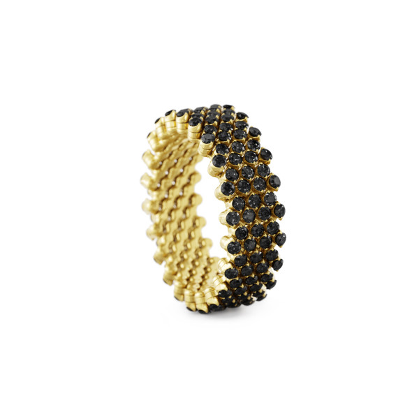 Serafino Consoli Brevetto Multi-Size Ring (Ref: RMS 7F2 YG BD)