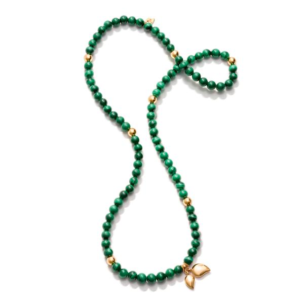 Tamara Comolli INDIA Armband medium Malachite (Ref: B-IND-Mal-3-m-rg)