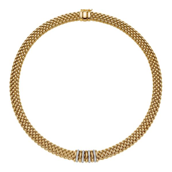 FOPE Panorama Collier mit Diamanten (Ref: 58812CX_BB_G_GBX_042)