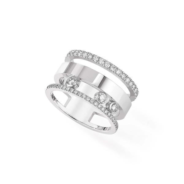 Messika Move Romane GM Ring (Ref: 06659-WG)