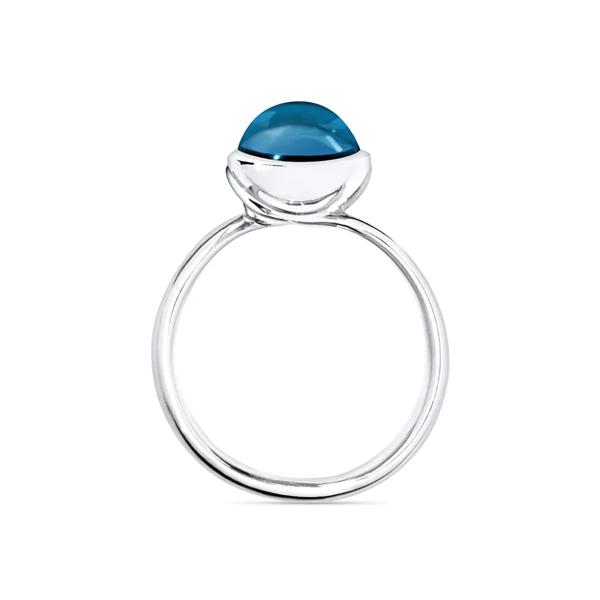 Tamara Comolli BOUTON Ring small London Topas (Ref: R-BOU-s-ToLo-wg)