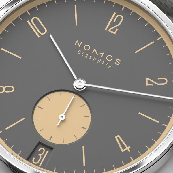 NOMOS Glashütte Tangente 38 Datum Haifischgrau  (Ref: 179.S20)