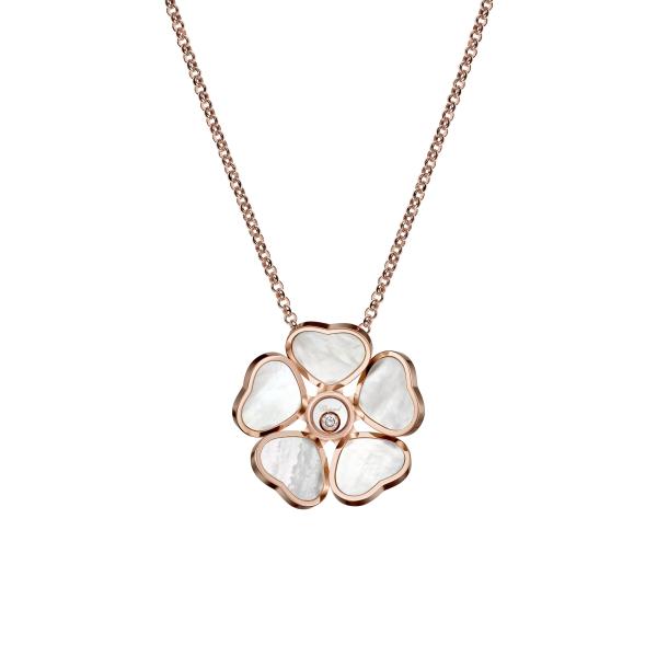 Chopard Happy Hearts Flowers Halskette (Ref: 79A085-5301)