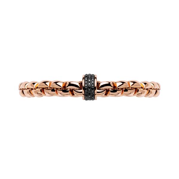 FOPE Eka Flex'it Armband mit schwarzen Diamanten (Ref: 60411BX_PN_R_X3X_0XS)