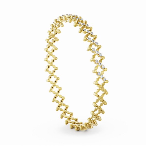 Serafino Consoli Serafino Multi-Size Ring und Armreif (Ref: S.RB 5HM2 YG WD)
