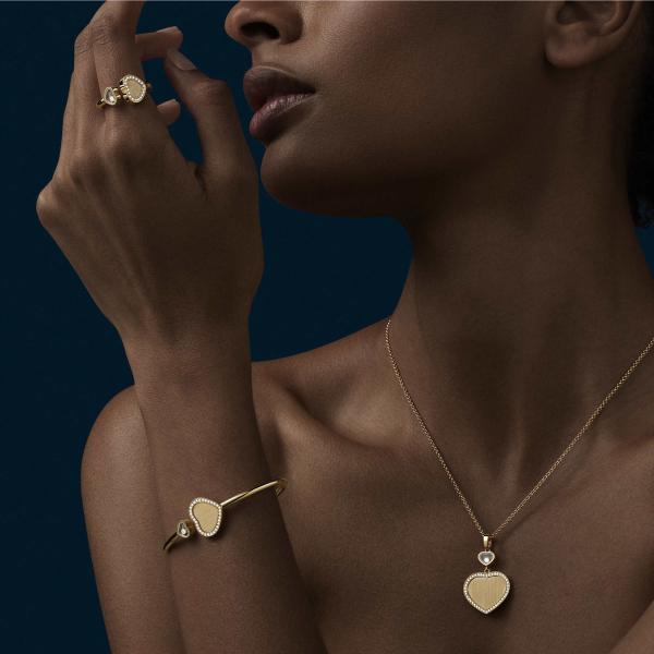 Chopard Happy Hearts Golden Hearts Halskette (Ref: 79A107-0921)