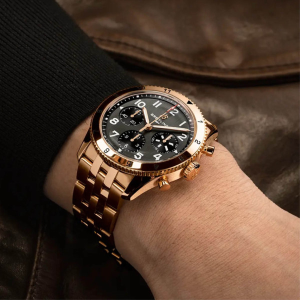 Breitling Classic AVI Chronograph 42 P-51 Mustang (Ref: R233801A1B1R1)