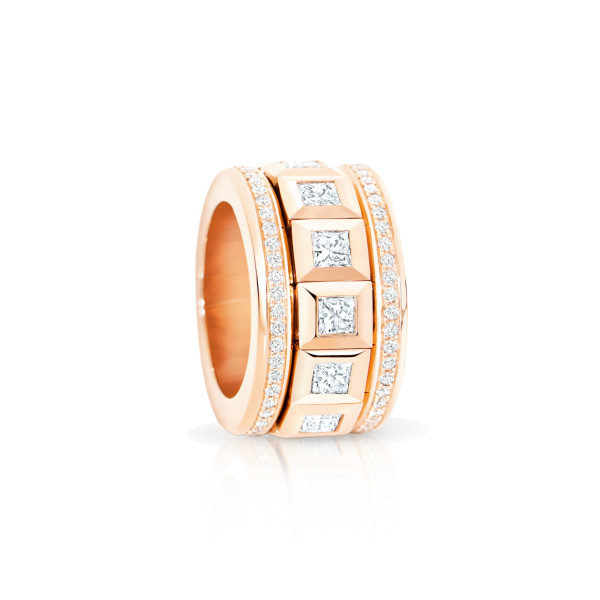 Tamara Comolli CURRICULUM VITAE 77 Ring mit Diamant-Pavé (Ref: R-CV77-13-PrL-p-rg)