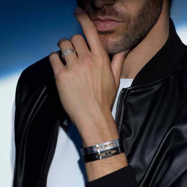 Messika Move Titanium Naturel PM Ring (Ref: 07166-TN)
