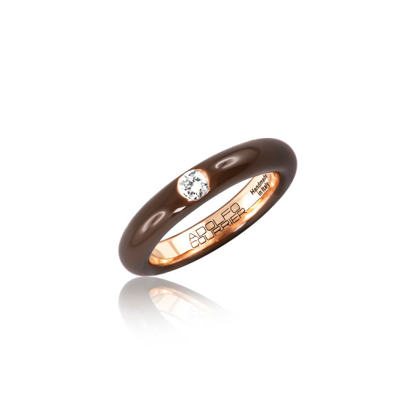 Adolfo Courrier Cioccolato Ring (Ref: P1-CIO-04)
