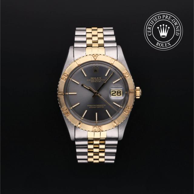 Rolex Oyster Perpetual Datejust Turn-O-Graph Herrenuhr (1625/3)