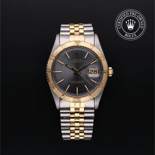 Rolex Oyster Perpetual Datejust Turn-O-Graph Herrenuhr (1625/3)