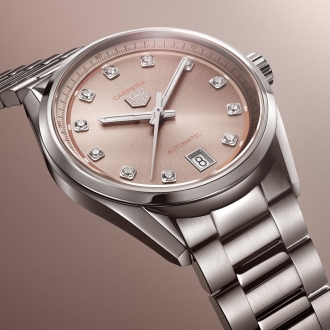 Die neusten TAG Heuer Carrera Date Uhren in frischen Pastelltönen