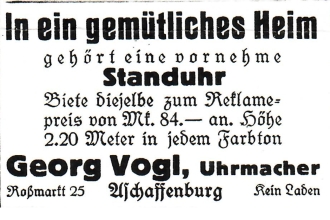 1924 Anzeige Zeitung quer