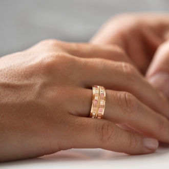 2024 Wellendorff Ring MEIN GLÜCK nude Kachel