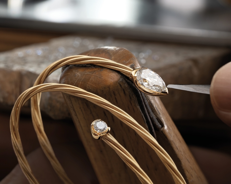 Armband UMARME MICH. Power of diamond drop Fassen