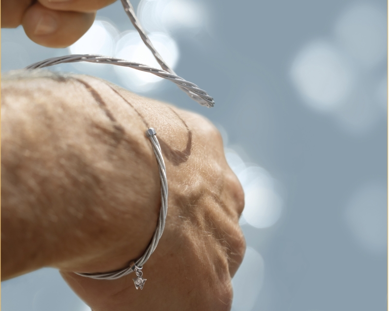 Armband UMARME MICH. Power of gold_am Model 2