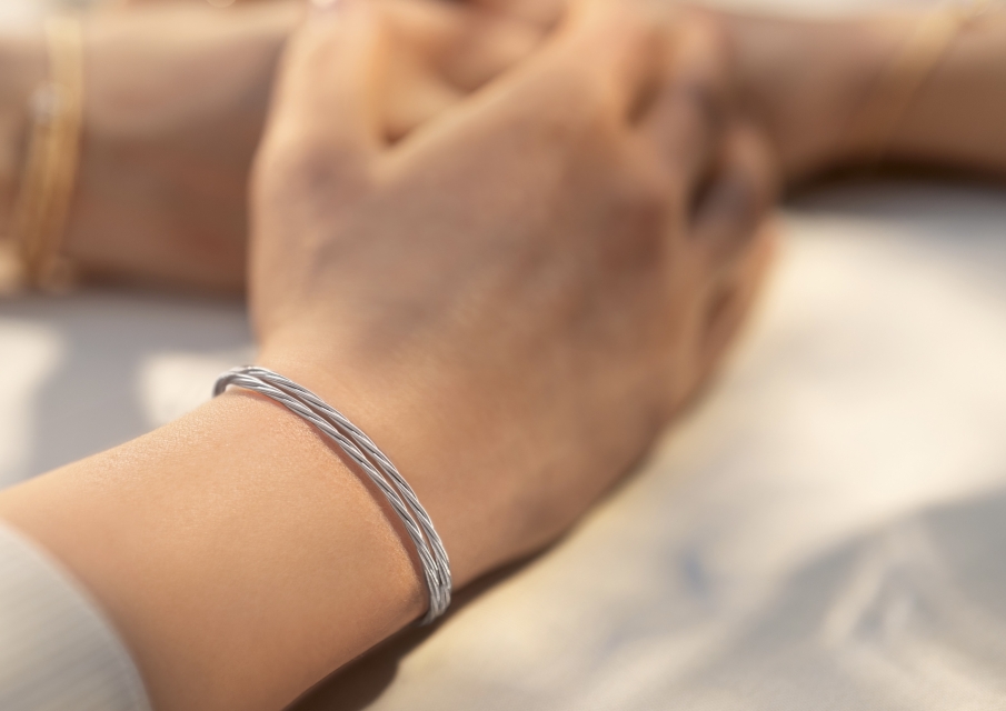 Armband UMARME MICH. Power of gold_am Model 3