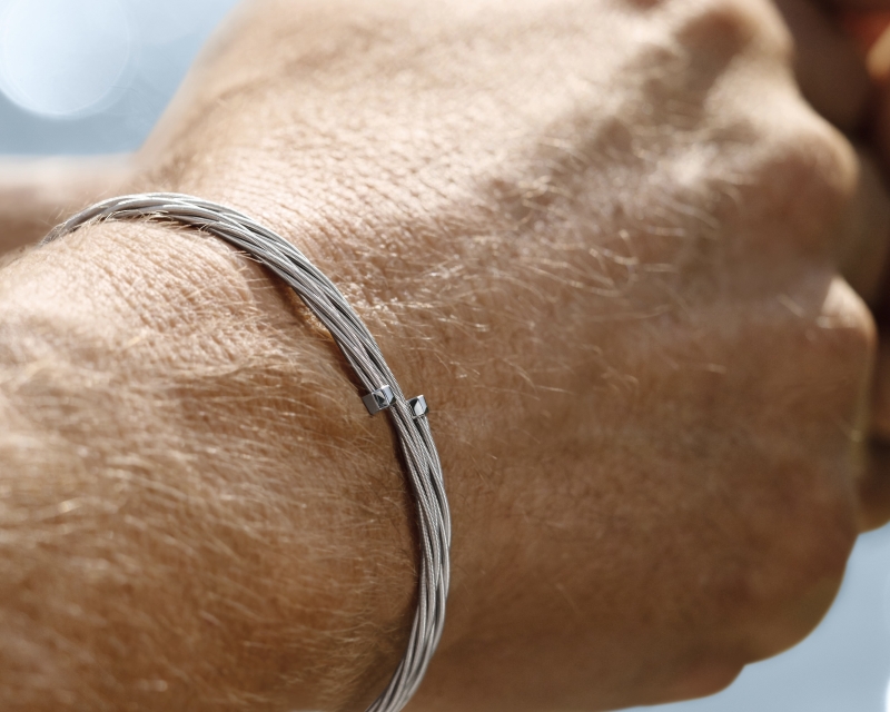 Armband UMARME MICH. Power of gold_am Model