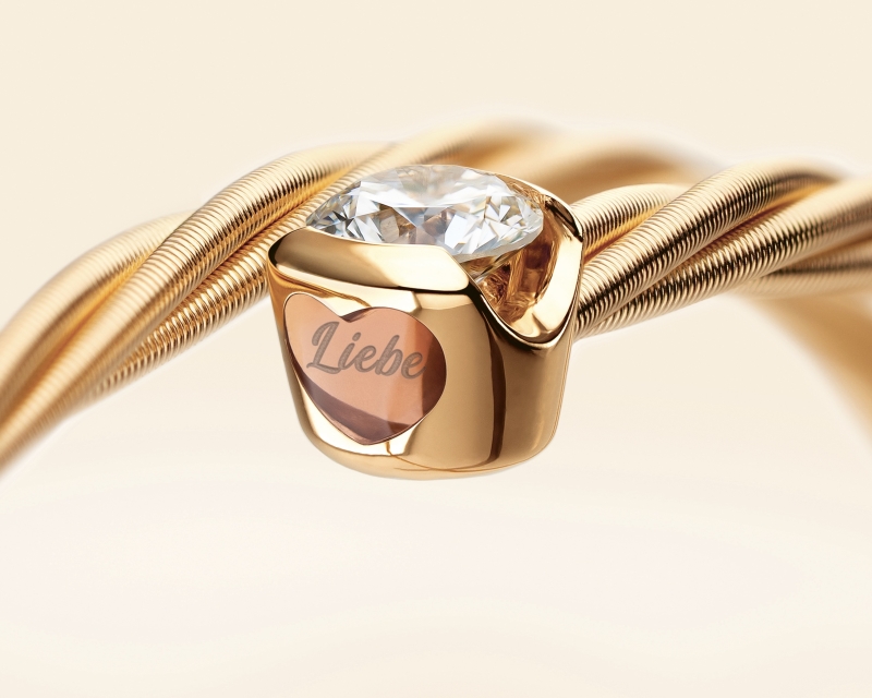 Armband UMARME MICH. Power of diamond drop_Detail