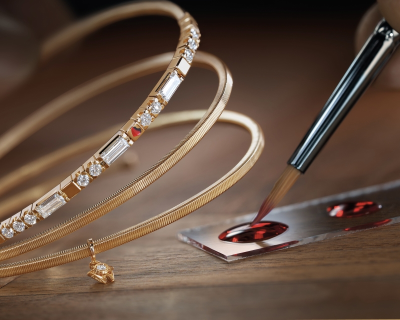 Sperrvermerk 20.03.2025_Armband UMARME MICH. Baguette-Zauber_Kaltemaille